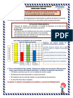 Expresamos Con Gráfico de Barras Con Escala de 10 en 10 La Opinión de Mi Comunidad Sobre El Espacio Personal