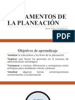 1.4 Fundamentos de La Planeacion