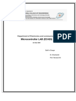 Microcontroller Lab Manual