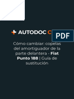 Cómo Cambiar - Copelas Del Amortiguador de La Parte Delantera - Fiat Punto 188 - Guía de Sustitución