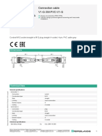 Connection Cable V1-G-5M-PVC-V1-G: Dimensions