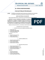 Candidaturas Presentadas para Las Elecciones Al Congreso de Los Diputados y Al Senado Del 23 de Julio