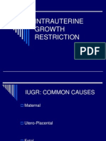 Intrauterine Growth Restriction