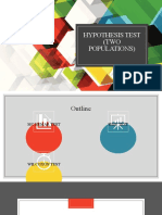 Hypothesis Test (Two Populations)