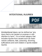 Intentional Injuries