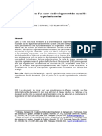 La Capacit Organisationnelle Article À Lire ++++