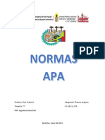 Trabajo Sobre Las Normas Apa