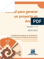 Manual para Generar Proyecto en Android v1.1.0