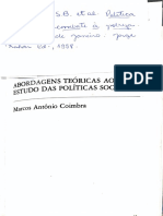 Abordagens Teiricas Ao Estudo Das Polticas Sociais - Coimbra