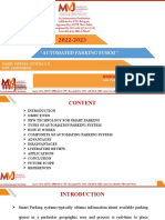 Technical Seminar: "Automated Parking Sysem "