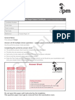 Risklevel 1 Samplepaper