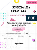 Números Decimales y Porcentajes