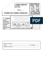 Examen Adaptado 4to B 1er Rimestre