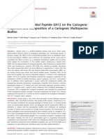 Effects of Antimicrobial Peptide GH12 On The Cariogenic Properties and Composition of A Cariogenic Multispecies Biofilm