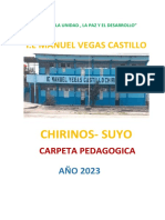 Carpeta Pedagogica 2023