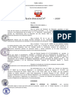 Resolución Directoral #05089-2020