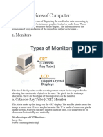 Output Devices of Computer