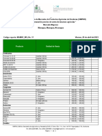 6.6. Reporte Semanal Precios Insumos Agricolas Mayoreo-Managua