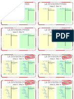 Division Posée - Fiches Autocorrectives - Niveau 3