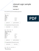 SOLUCIONES - Truth-Functional Logic Sample Proof Exercises