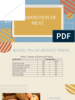 Composition of Meat