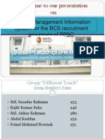 MIS For BCS Exam and Recruitment