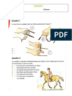 Questionnaire Théorie Galop 1-1