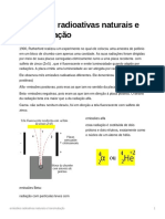 Emisses Radioativas Naturais e Transmutao