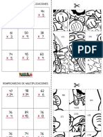 Rompecabezas de Multiplicaciones - Mario Bros