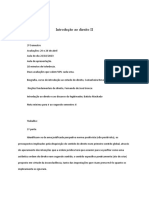 Introdução Ao Direito II Apontamentos Das Aulas Do 2 Semestre.