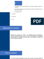 PUNTO DE EQUILIBRIO APALANCAMIENTO OPERATIVO, FINANCIERO Y TOTAL Imprimir Este