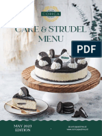 Corica Cake & Strudel Menu SBY - May 2023