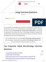 Top 30 MicroStrategy Interview Questions and Answers For 2023