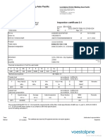 Inspection Certificate 3.1