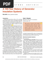 A 100-Year History of Generator Insulation Systems