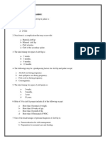 MCQ An Cleft Lip and Palate