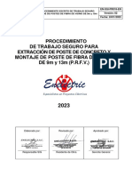 En-SGI-PR018 Procedimiento de Trabajo de Montaje Poste de Fibra de Vidrio