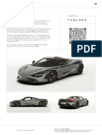 McLaren 750S Order 7CGL4R4 Summary 2023-05-10