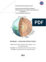 Kevin Balbuena - Informe - Estructura Interna de Los de La Tierra y Sus Discontinuidades