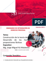 Semana 02 - Seminario de Integración de Derecho Procesal