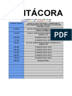 Bitácora 9 y 10 de Abril Del 2023