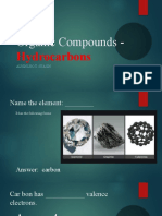 1 Organic Compounds Hydrocarbons