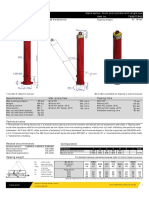 FE A238-5-09030-011-K2173-HC Tipping Weight 61 - 79 Ton: Alpha Series - Front End Cylinder With Single Eye