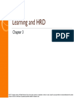 Chapter 3 Part 1 Learning and HRD