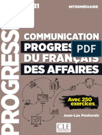 Grammaire Progressive Du Francais Des Affaires