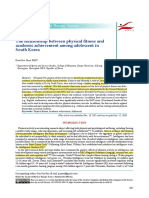 DONE - The Relationship Between Physical Fitness and Academic Achievement Among Adolescent in South Korea