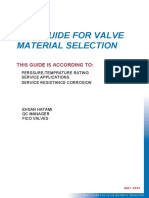 Easy Guide For Valve Material Selection