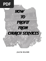 How To Profit From Church Services