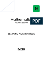 Mathematics 9 LAS Quarter 4