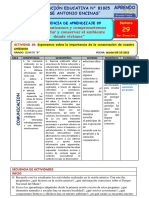 ACTIVIDAD 28 COMUNICACION Del 04-10-2022